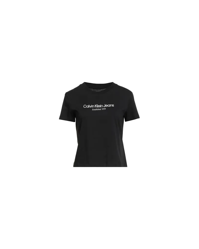 Calvin Klein TOPS - T-shirtsauf YOOX.COM Schwarz