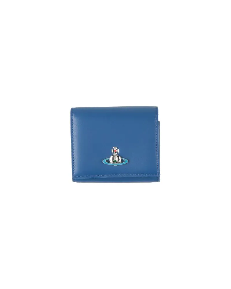 Vivienne Westwood Kleinlederwaren - Portemonnaiesauf YOOX.COM Blau