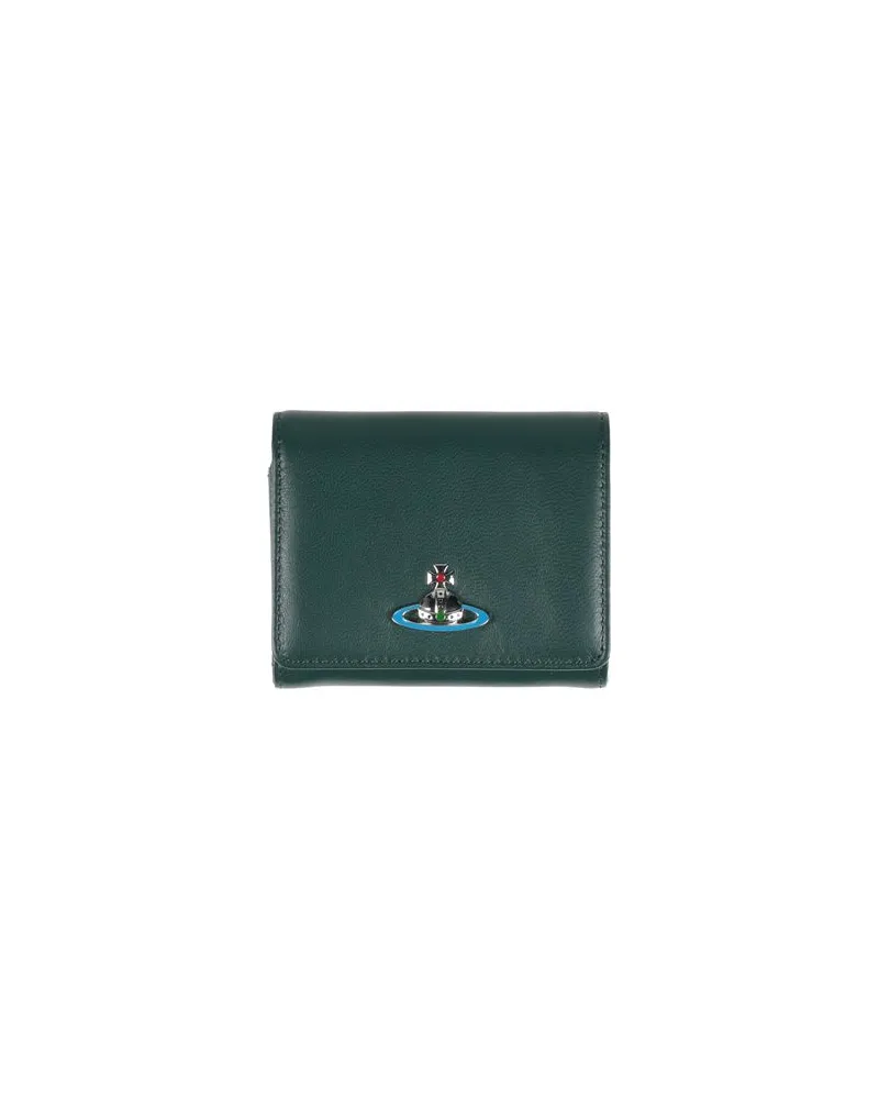 Vivienne Westwood Kleinlederwaren - Portemonnaiesauf YOOX.COM Dunkelgrün