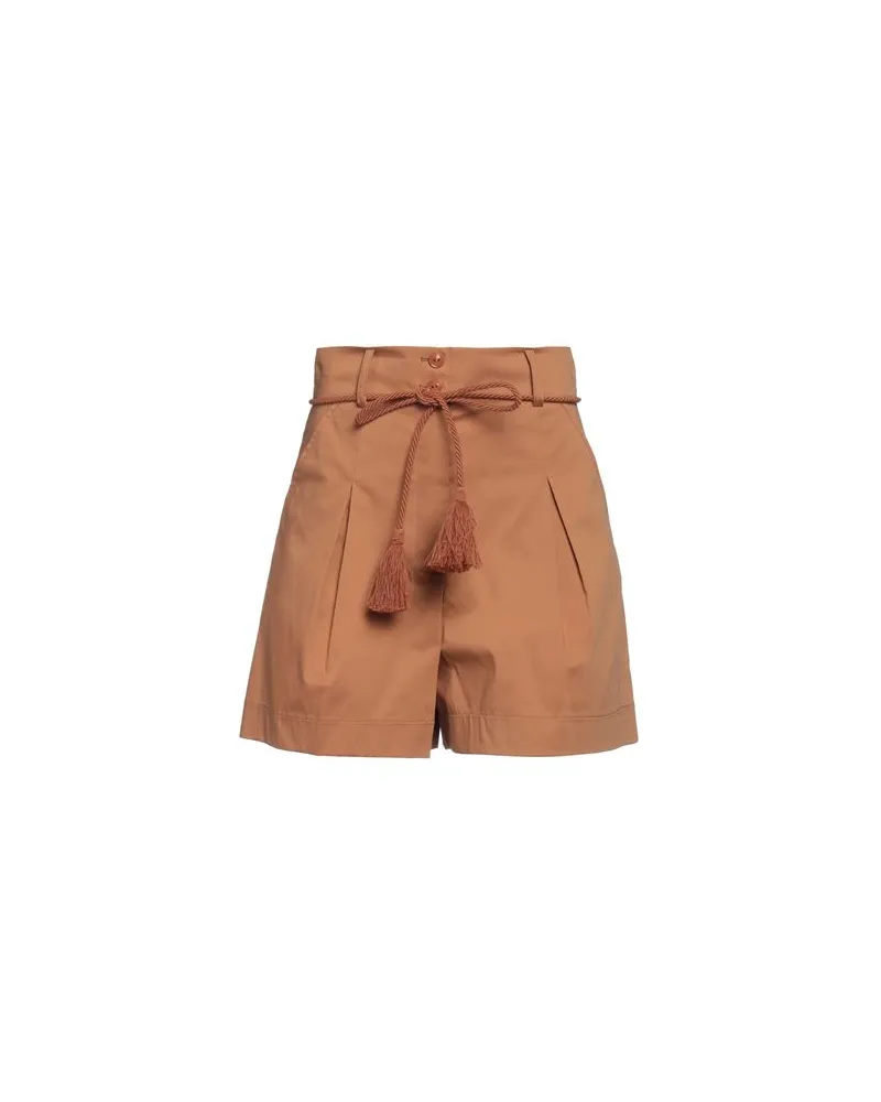 Patrizia Pepe HOSEN & RÖCKE - Shorts & Bermudashortsauf YOOX.COM Kamel