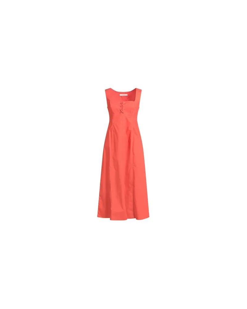 Seventy KLEIDER - Midi-Kleiderauf YOOX.COM Tomatenrot