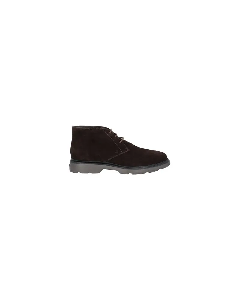 Hogan SCHUHE - Stiefelettenauf YOOX.COM Dunkelbraun