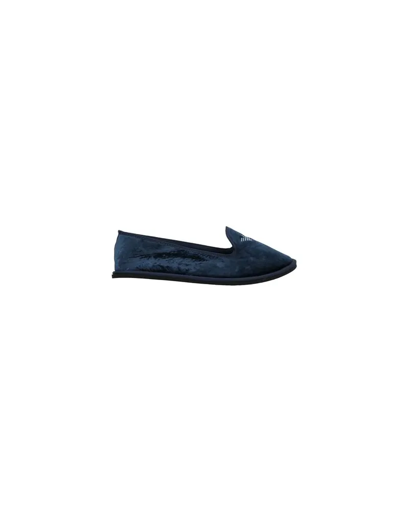 Emporio Armani SCHUHE - Hausschuheauf YOOX.COM Nachtblau