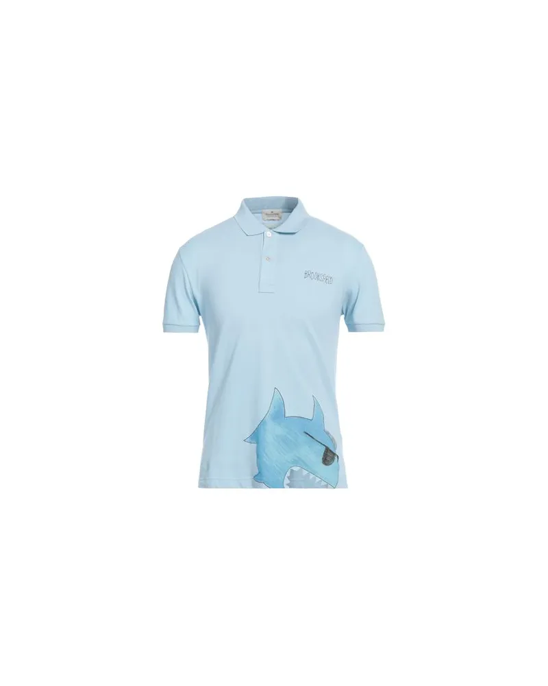 Brooksfield TOPS - Poloshirtsauf YOOX.COM Himmelblau