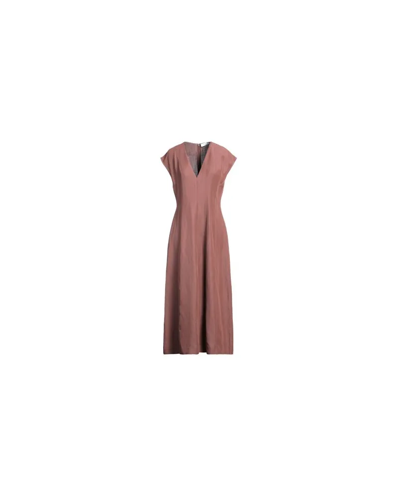 Fabiana Filippi KLEIDER - Maxi-Kleiderauf YOOX.COM Schokobraun