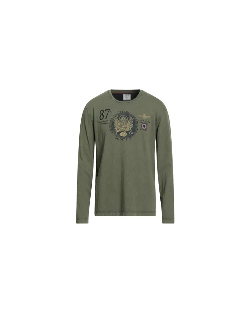 Aeronautica Militare TOPS - T-shirtsauf YOOX.COM Militärgrün