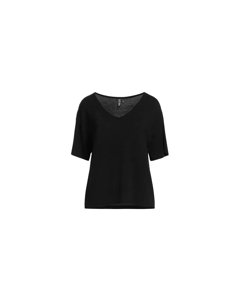 Pieces TOPS - T-shirtsauf YOOX.COM Schwarz