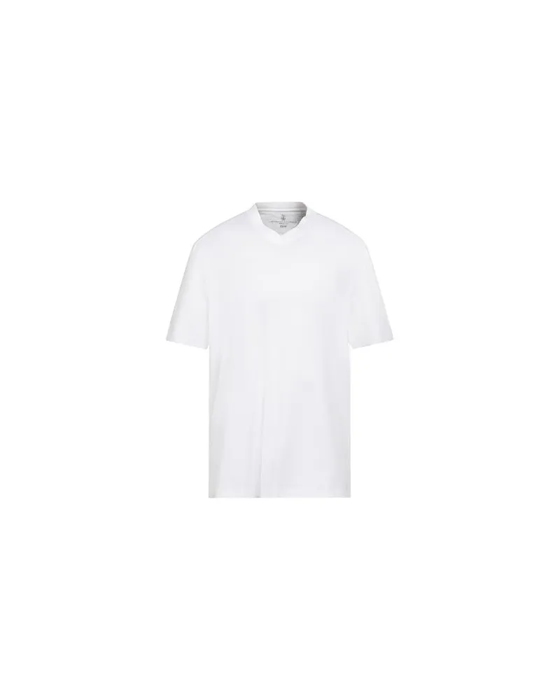 Brunello Cucinelli TOPS - T-shirtsauf YOOX.COM Elfenbein