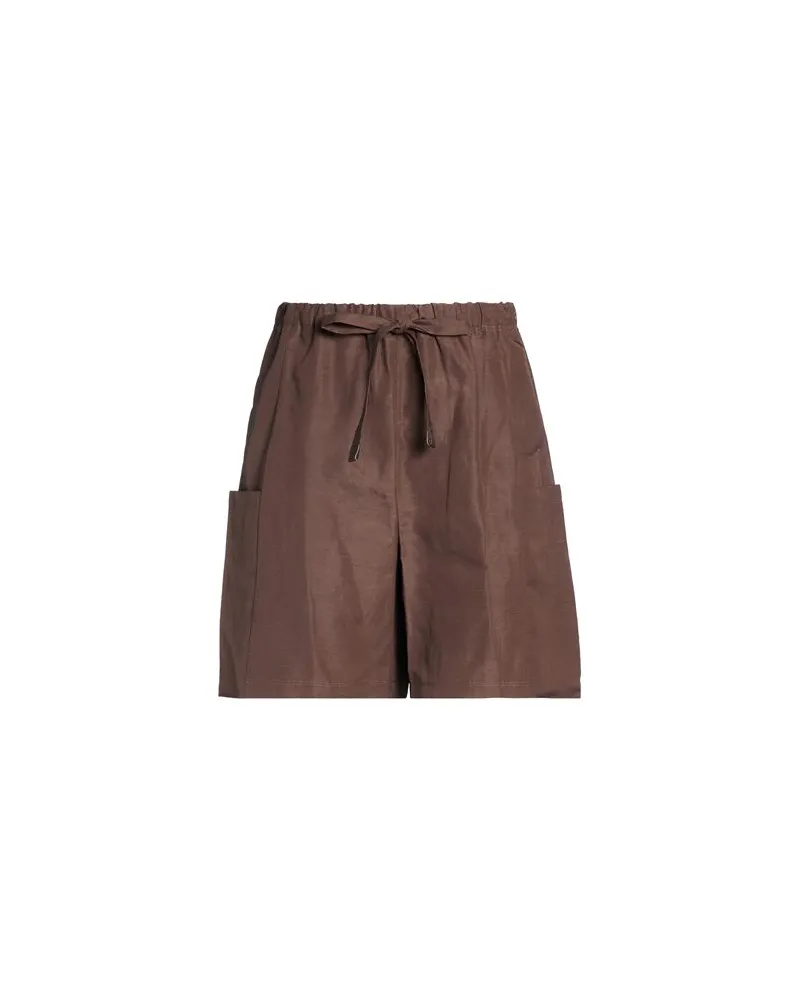 Max Mara HOSEN & RÖCKE - Shorts & Bermudashortsauf YOOX.COM Schokobraun