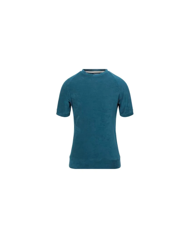 Doppiaa AAGAMENNONE   - TOPS - T-shirtsauf YOOX.COM Aquamarin