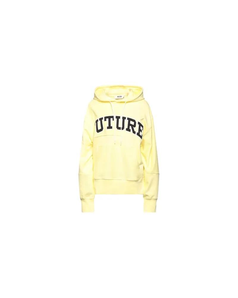 MSGM TOPS - Sweatshirtsauf YOOX.COM Pastellgelb
