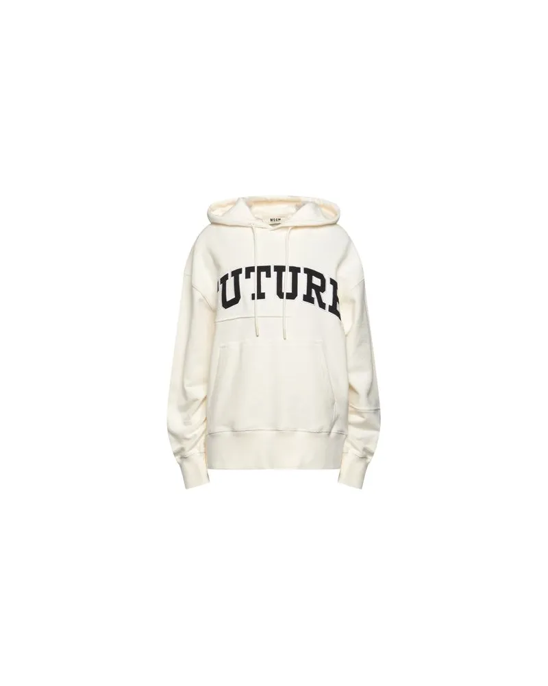 MSGM TOPS - Sweatshirtsauf YOOX.COM Cremeweiß