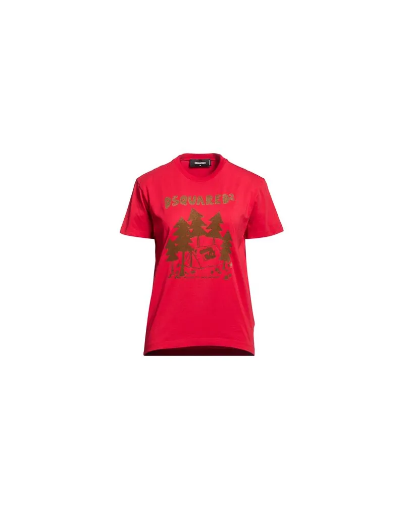 Dsquared2 TOPS - T-shirtsauf YOOX.COM Rot