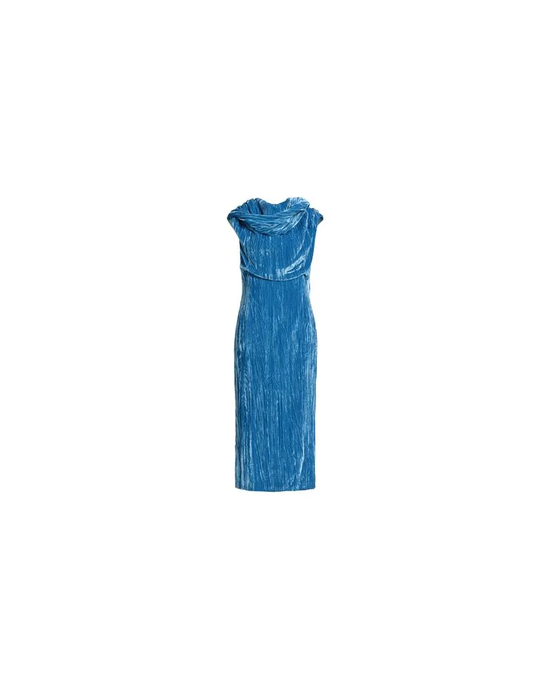 Rochas KLEIDER - Midi-Kleiderauf YOOX.COM Azurblau