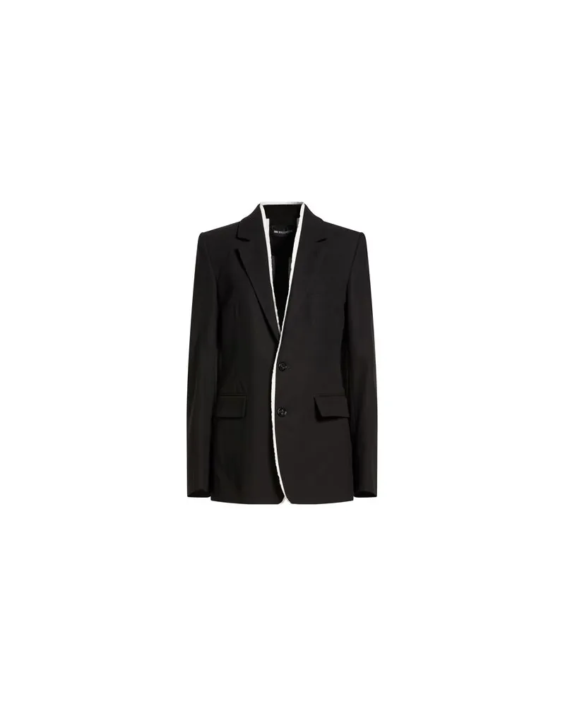 Ann Demeulemeester ANZÜGE und CO-ORDS - Blazersauf YOOX.COM Schwarz