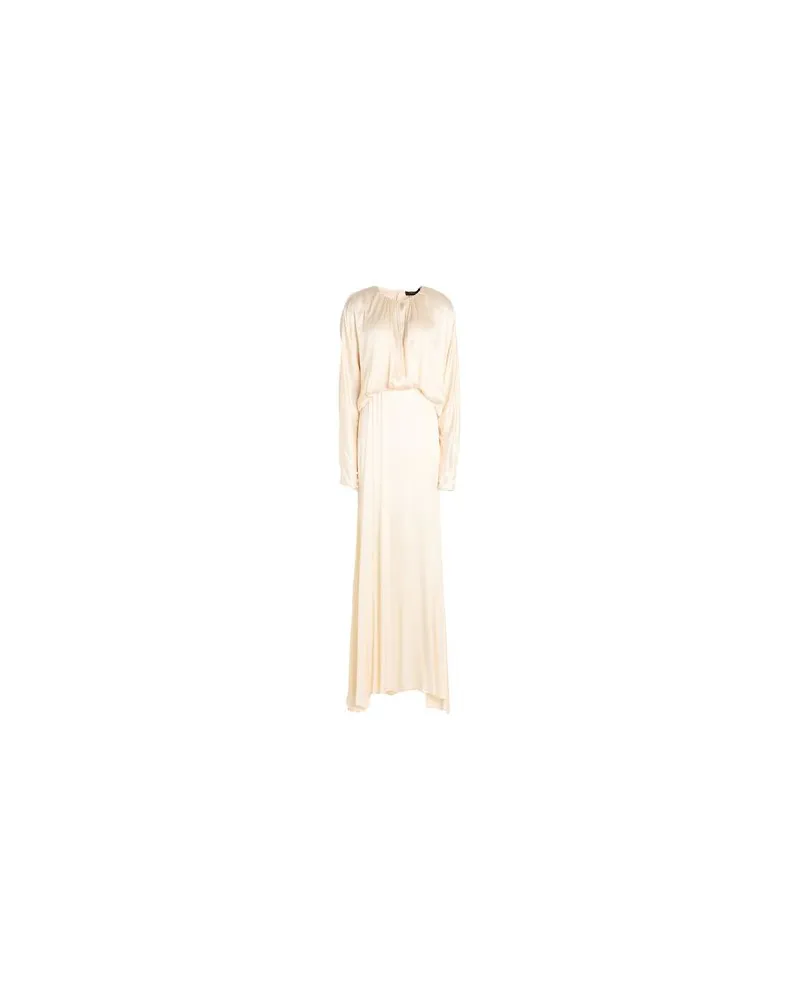 Twin-Set KLEIDER - Maxi-Kleiderauf YOOX.COM Cremeweiß