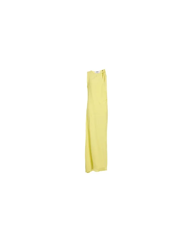 MSGM KLEIDER - Maxi-Kleiderauf YOOX.COM Gelb