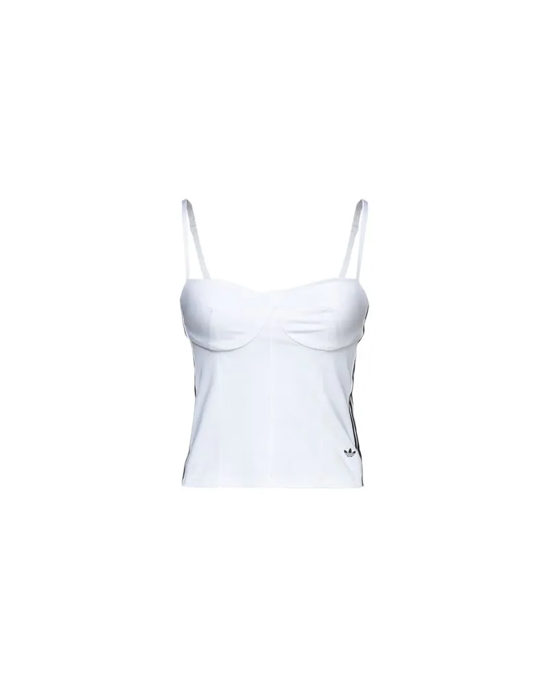 adidas CORSET TOP    - TOPS - Topsauf YOOX.COM Weiß