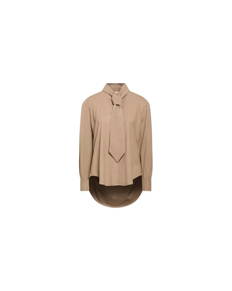 Manila Grace TOPS - Hemdenauf YOOX.COM Hellbraun