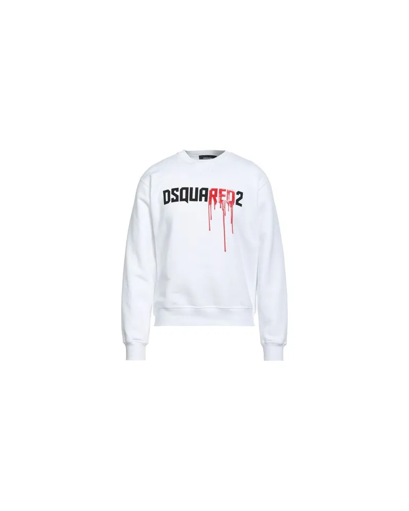 Dsquared2 TOPS - Sweatshirtsauf YOOX.COM Weiß