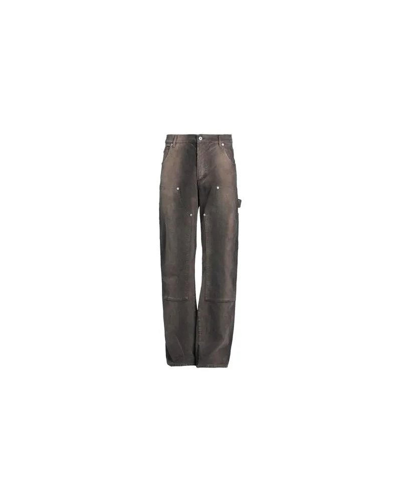 Heron Preston HOSEN & RÖCKE - Jeanshosenauf YOOX.COM Dunkelbraun