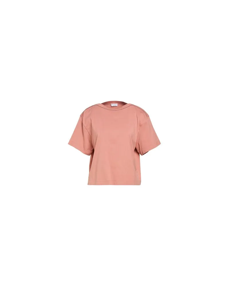 Brunello Cucinelli TOPS - T-shirtsauf YOOX.COM Koralle