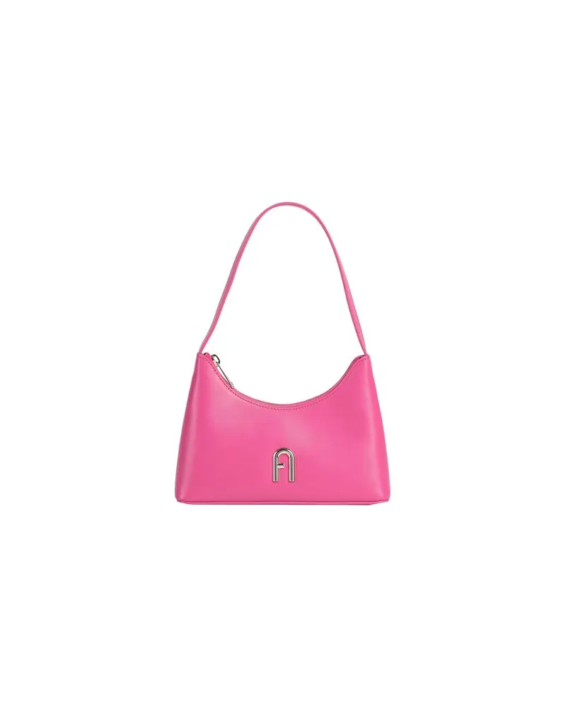 Furla DIAMANTE MINI SHOULDER B  - TASCHEN - Handtaschenauf YOOX.COM Fuchsia