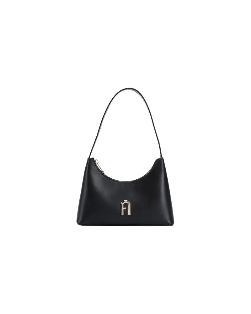 Furla DIAMANTE MINI SHOULDER B  - TASCHEN - Handtaschenauf YOOX.COM Schwarz