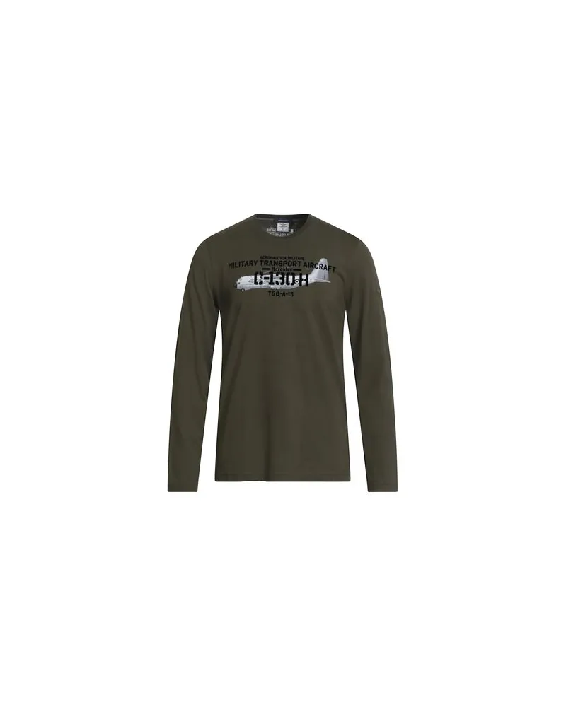 Aeronautica Militare TOPS - T-shirtsauf YOOX.COM Militärgrün