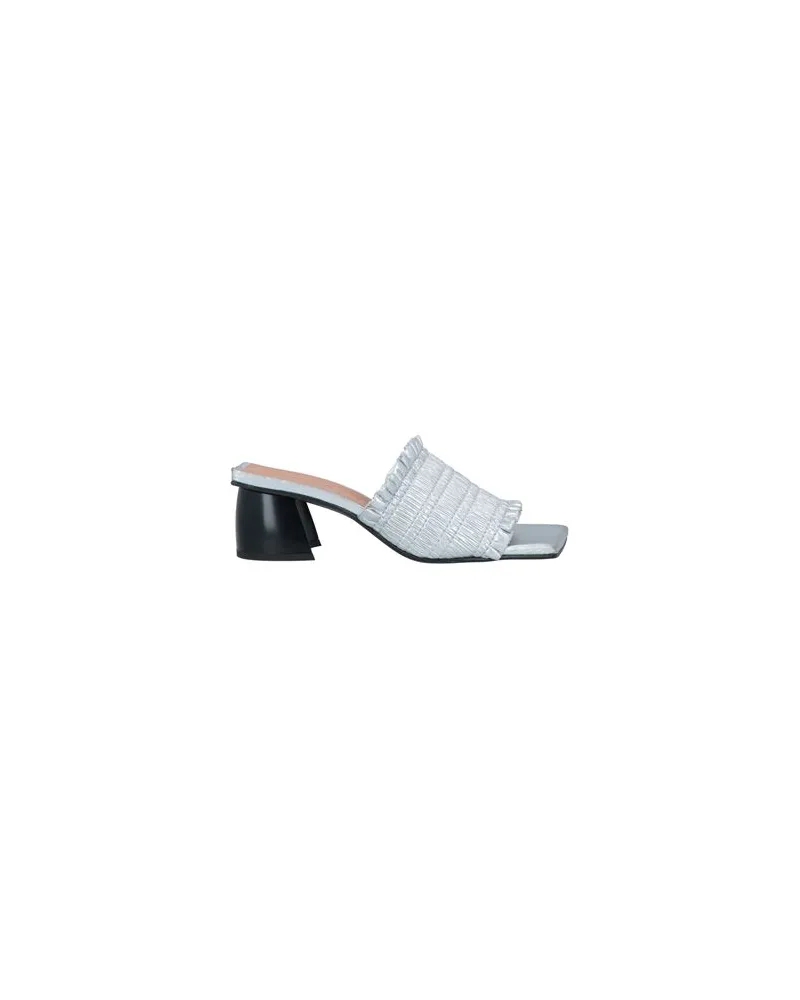 Ganni SCHUHE - Sandalenauf YOOX.COM Silber