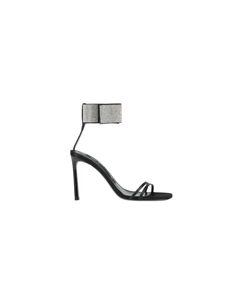 Sergio Rossi SCHUHE - Sandalenauf YOOX.COM Schwarz