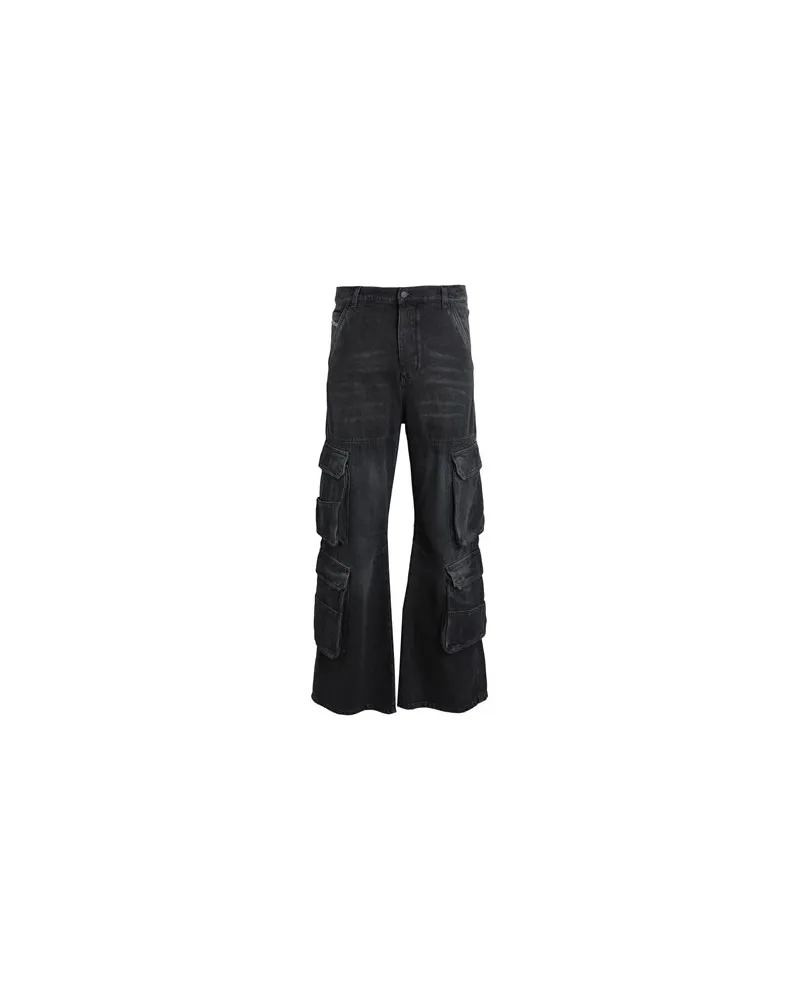 Diesel 1996 D-SIRE 0HLAA STRAIGHT JEANS  - HOSEN & RÖCKE - Jeanshosenauf YOOX.COM Schwarz