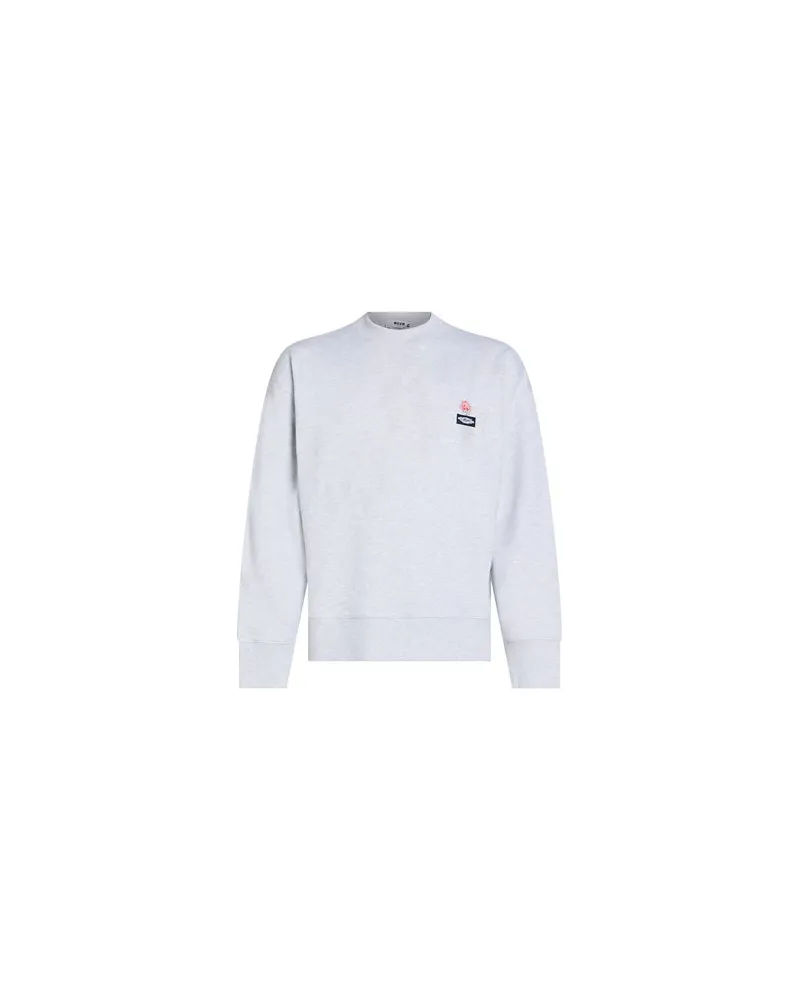 MSGM TOPS - Sweatshirtsauf YOOX.COM Hellgrau