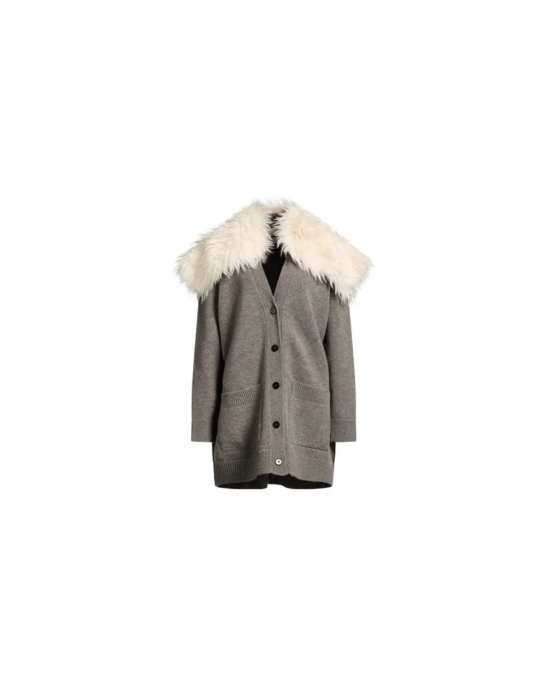 Jil Sander STRICKWAREN - Strickjackenauf YOOX.COM Grau
