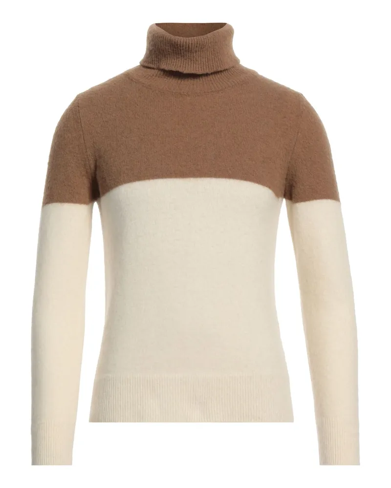 Luigi Bianchi Mantova Rollkragenpullover Braun