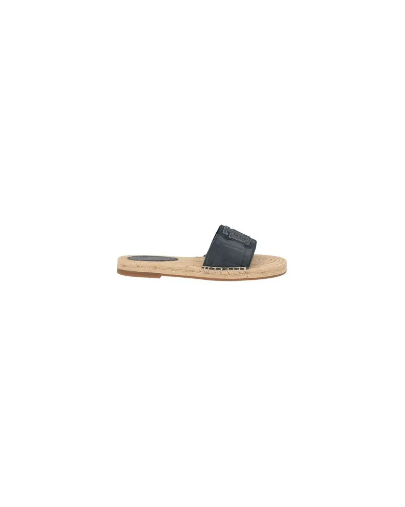 Tommy Hilfiger TH ELASTIC MULE ESPADRILLAS  - SCHUHE - Sandalenauf YOOX.COM Schwarz