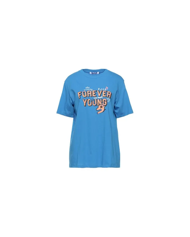 SJYP TOPS - T-shirtsauf YOOX.COM Azurblau