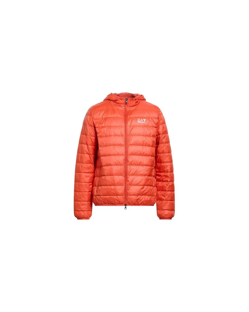 EA7 JACKEN & MÄNTEL - Pufferjacken & Daunenjackenauf YOOX.COM Orange