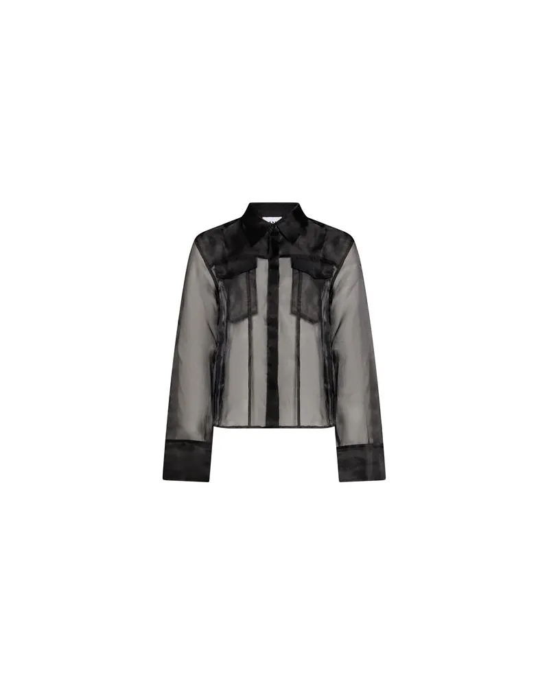Ganni TOPS - Hemdenauf YOOX.COM Schwarz