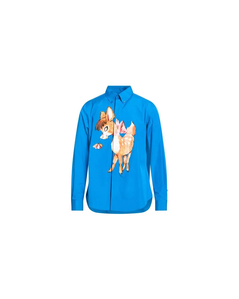 Moschino COUTURE - TOPS - Hemdenauf YOOX.COM Azurblau