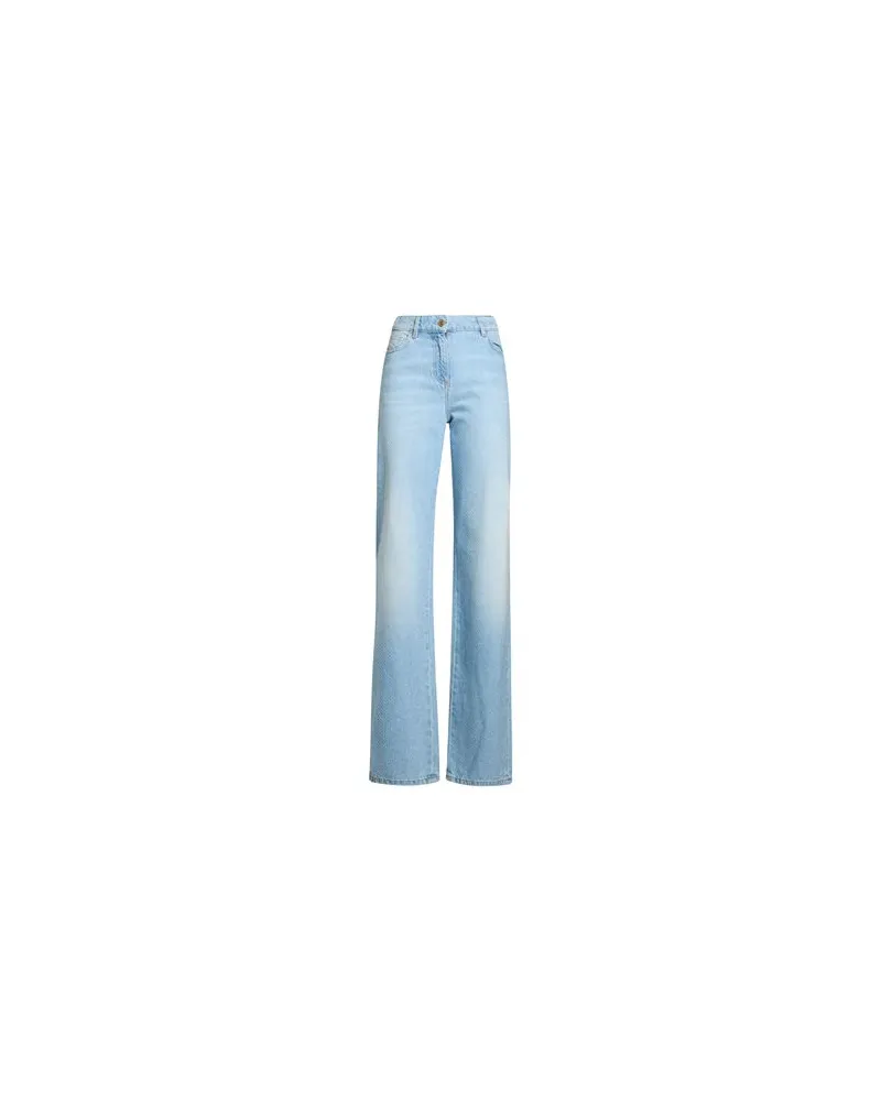 Elisabetta Franchi HOSEN & RÖCKE - Jeanshosenauf YOOX.COM Blau