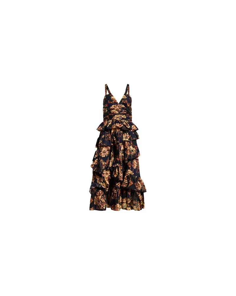 Ulla Johnson KLEIDER - Midi-Kleiderauf YOOX.COM Nachtblau