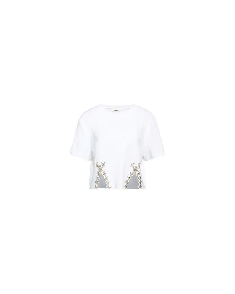 Sandro TOPS - T-shirtsauf YOOX.COM Weiß