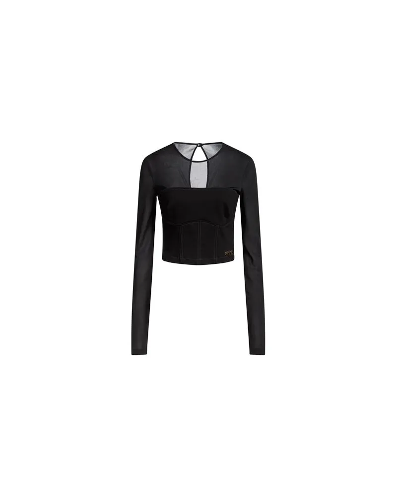 Versace Jeans TOPS - Topsauf YOOX.COM Schwarz