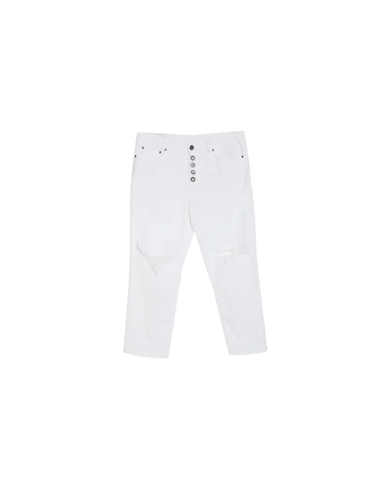 Dondup HOSEN & RÖCKE - Jeanshosenauf YOOX.COM Weiß