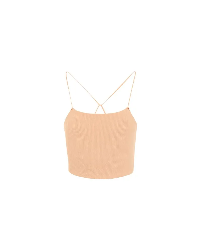 Nike STRAPPY LUXE CROP TOP  - TOPS - Topsauf YOOX.COM Hellrosa