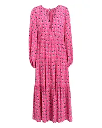 Diane von Furstenberg Midi-Kleid Fuchsia