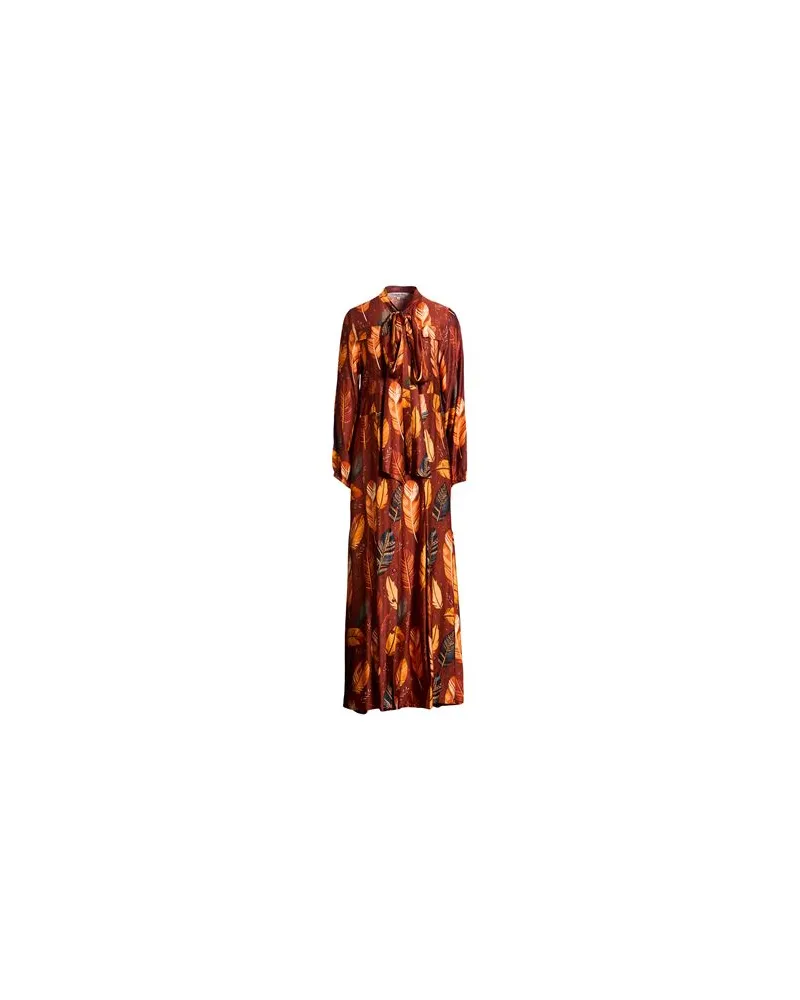 Connor & Blake KLEIDER - Maxi-Kleiderauf YOOX.COM Ziegelrot