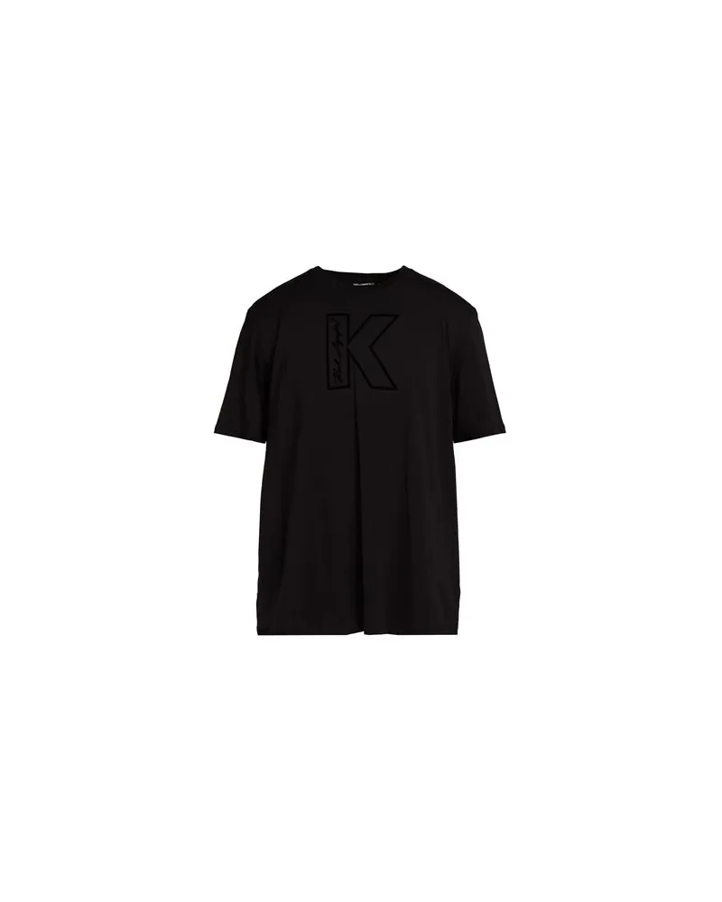 Karl Lagerfeld TOPS - T-shirtsauf YOOX.COM Schwarz
