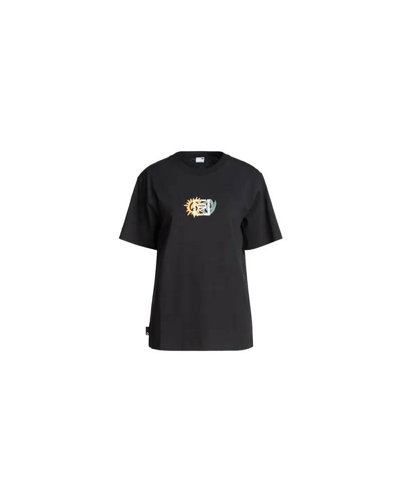 Puma DOWNTOWN Relaxed Graphic Tee  - DOWNTOWN Relaxed Graphic Tee - TOPS - T-shirtsauf YOOX.COM Schwarz